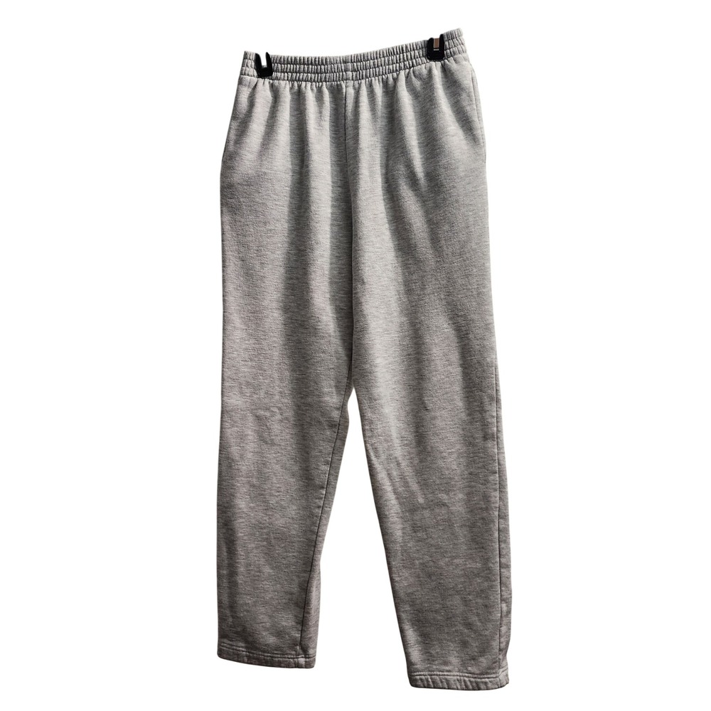 Shenanigans Sweatpants Comfy Lounge Pants Elastic Waist Heather Gray Small